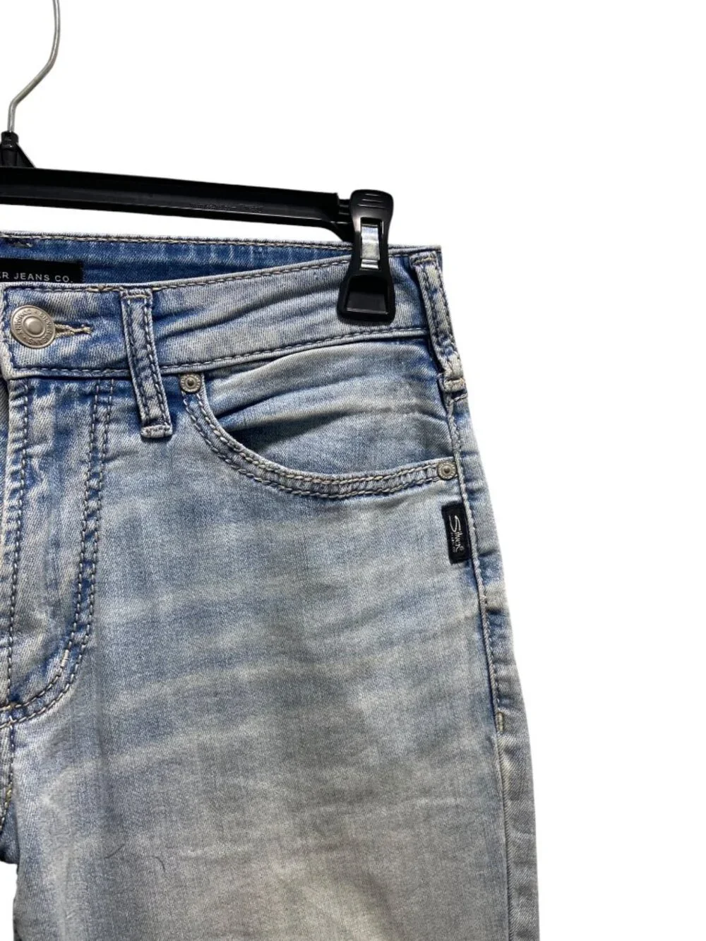 Silver Jeans The Zac Bootcut Jeans Blue Size 30 x 30 Minimalist Classic Casual